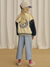 Load image into Gallery viewer, Wynken Lapine Bomber Jacket - Ecru/Navy - 3Y Last One
