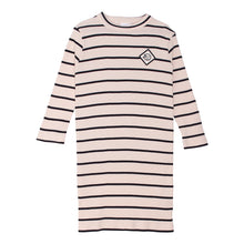 Load image into Gallery viewer, Wynken Luna Tube Dress - Ecru/Black - 3Y, 4Y