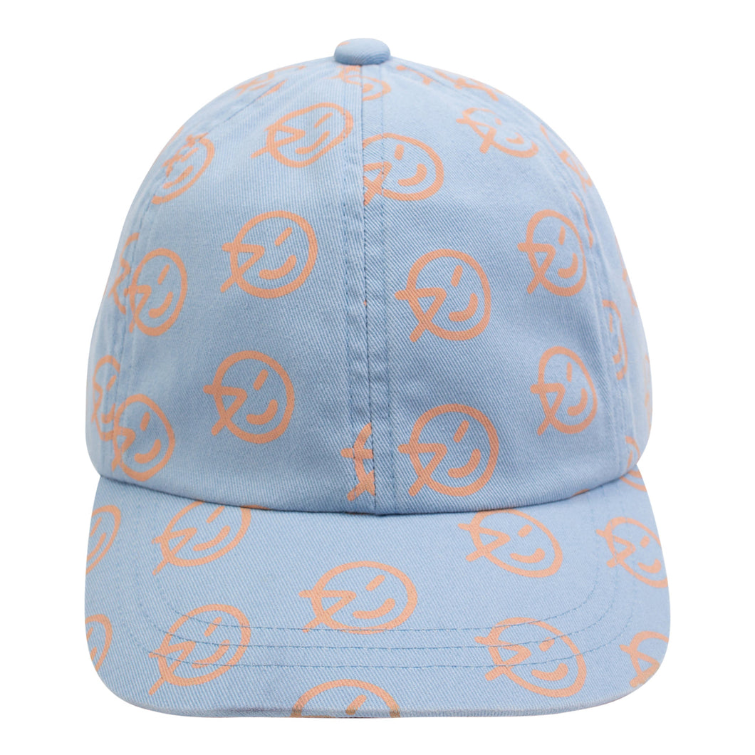 Wynken Multi Cap - Pale Blue/Plush Pink