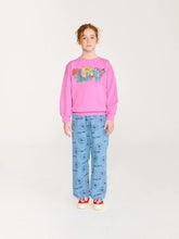 Load image into Gallery viewer, Bobo Choses Pickle The Dog All Over Denim Pants - 4/5Y, 6/7Y