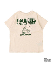 Load image into Gallery viewer, Denim Dungaree Snoopy Buddies Tee - Grey Black/Light Green Black- 125cm, 135cm