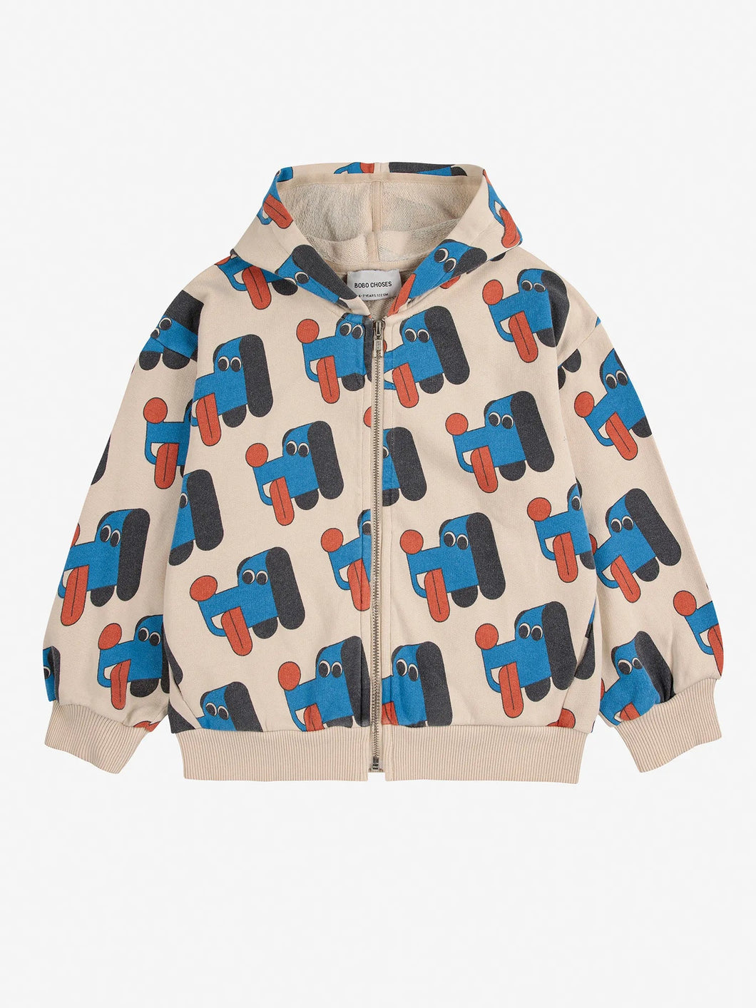 Bobo Choses Doggy Mate All Over Zip Hoody - 2/3Y, 4/5Y, 6/7Y, 8/9Y