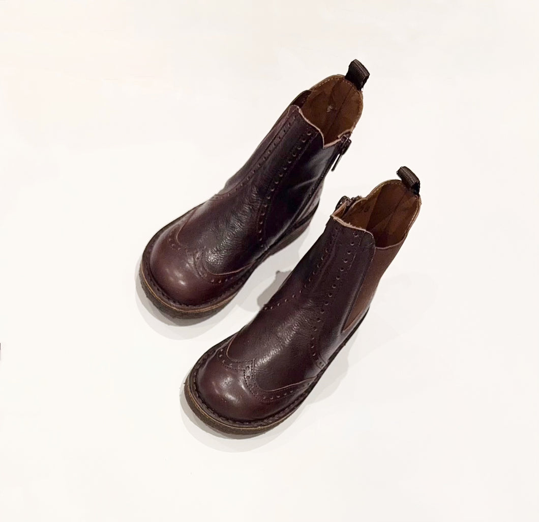 Pepe Perforated-Detail Leather Ankle Boots - B-SiouSP SIOUX T.Moro - 27, 28, 29, 31, 32, 34