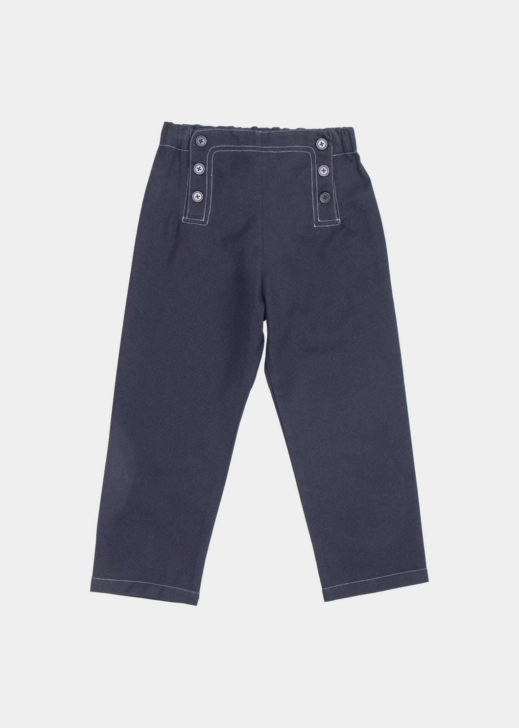 Caramel Stanley Trouser - Navy - 3Y, 4Y