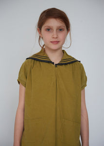 Caramel Laila Dress - Lime - 3Y, 4Y