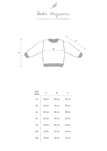 Bebe Organic Melanie Jumper - Prairie - 4Y Last One