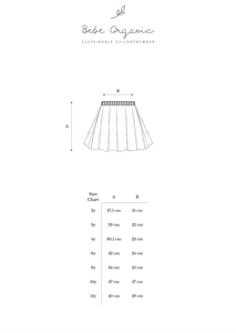 Bebe Organic Melanie Skirt - Peppercorn - 4Y, 6Y