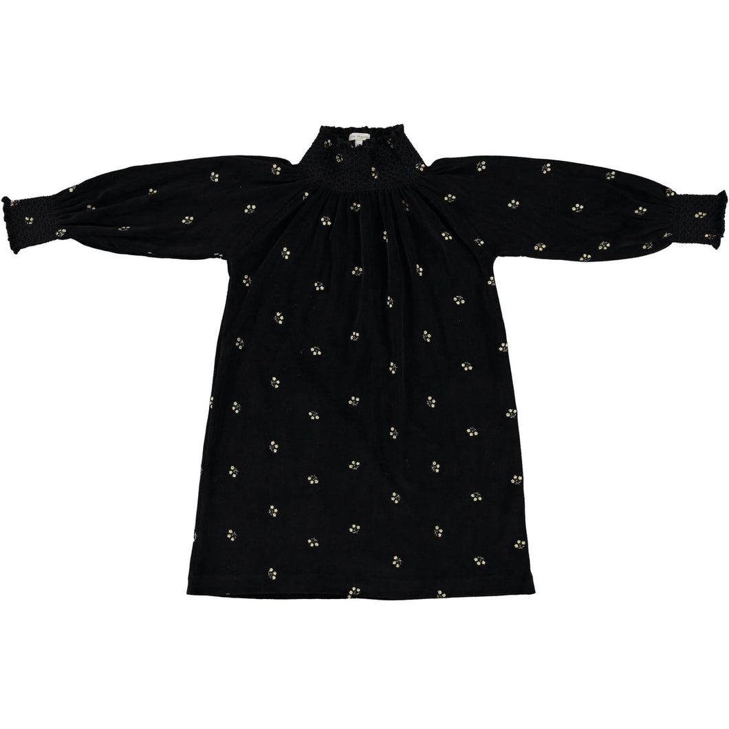 Bebe Organic Dora Dress - Peppercorn - 3Y, 4Y, 6Y, 8Y