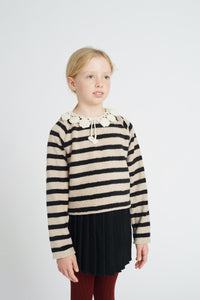 Bebe Organic Cleo Blouse - Parisian Stripes - 4Y, 6Y, 8Y