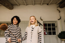 Load image into Gallery viewer, Bebe Organic Cleo Blouse - Parisian Stripes - 4Y, 6Y, 8Y