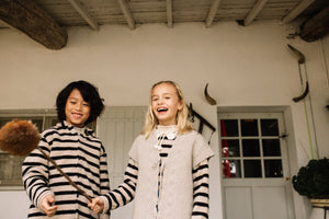 Bebe Organic Cleo Blouse - Parisian Stripes - 4Y, 6Y, 8Y