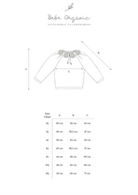 Load image into Gallery viewer, Bebe Organic Cleo Blouse - Parisian Stripes - 4Y, 6Y, 8Y