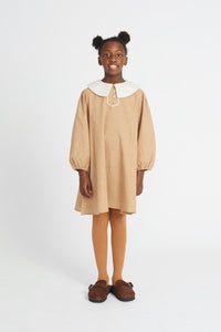 Bebe Organic Olivia Dress - Alpine Terra Check - 6Y Last One