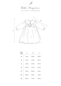 Bebe Organic Olivia Dress - Alpine Terra Check - 6Y Last One