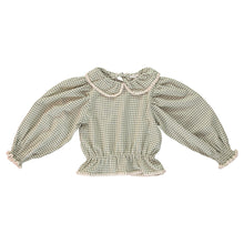 Load image into Gallery viewer, Bebe Organic Elsa Blouse - Wollen Gingham - 3Y, 4Y, 6Y, 8Y