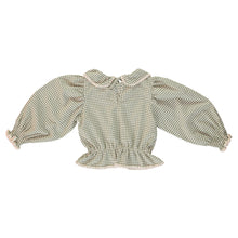Load image into Gallery viewer, Bebe Organic Elsa Blouse - Wollen Gingham - 3Y, 4Y, 6Y, 8Y