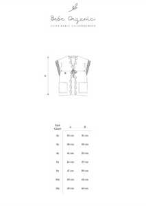 Bebe Organic Ariel Vest - Pebble - 3Y Last One