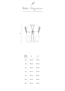 Bebe Organic Ariel Vest - Pebble - 3Y, 4Y, 6Y