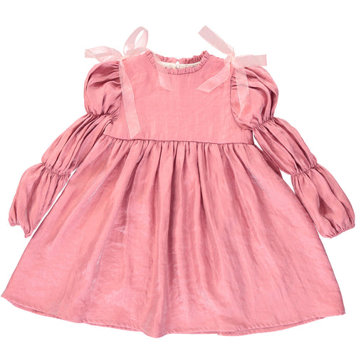 Bebe Organic Elizabeth Dress - Mauvelous - 3Y Last One