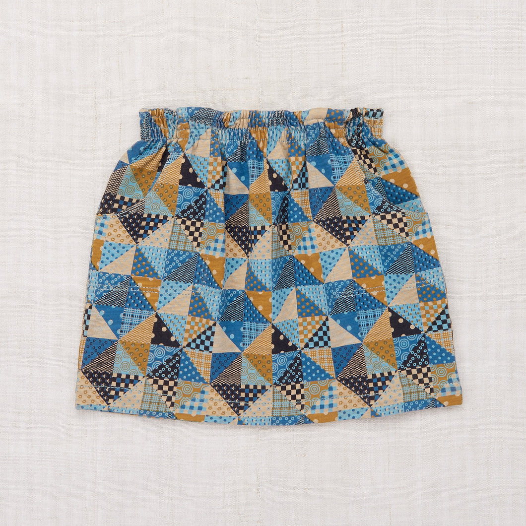 Misha & Puff Bell Skirt - Lake Patchwork - 3Y, 4Y, 5Y, 6Y