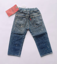 Load image into Gallery viewer, Denim Dungaree 12oz Denim Ribbed Easy Pants - 100cm, 120cm