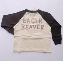 Load image into Gallery viewer, Denim Dungaree Tenjiku Valley Tee - Black - 120cm Last One