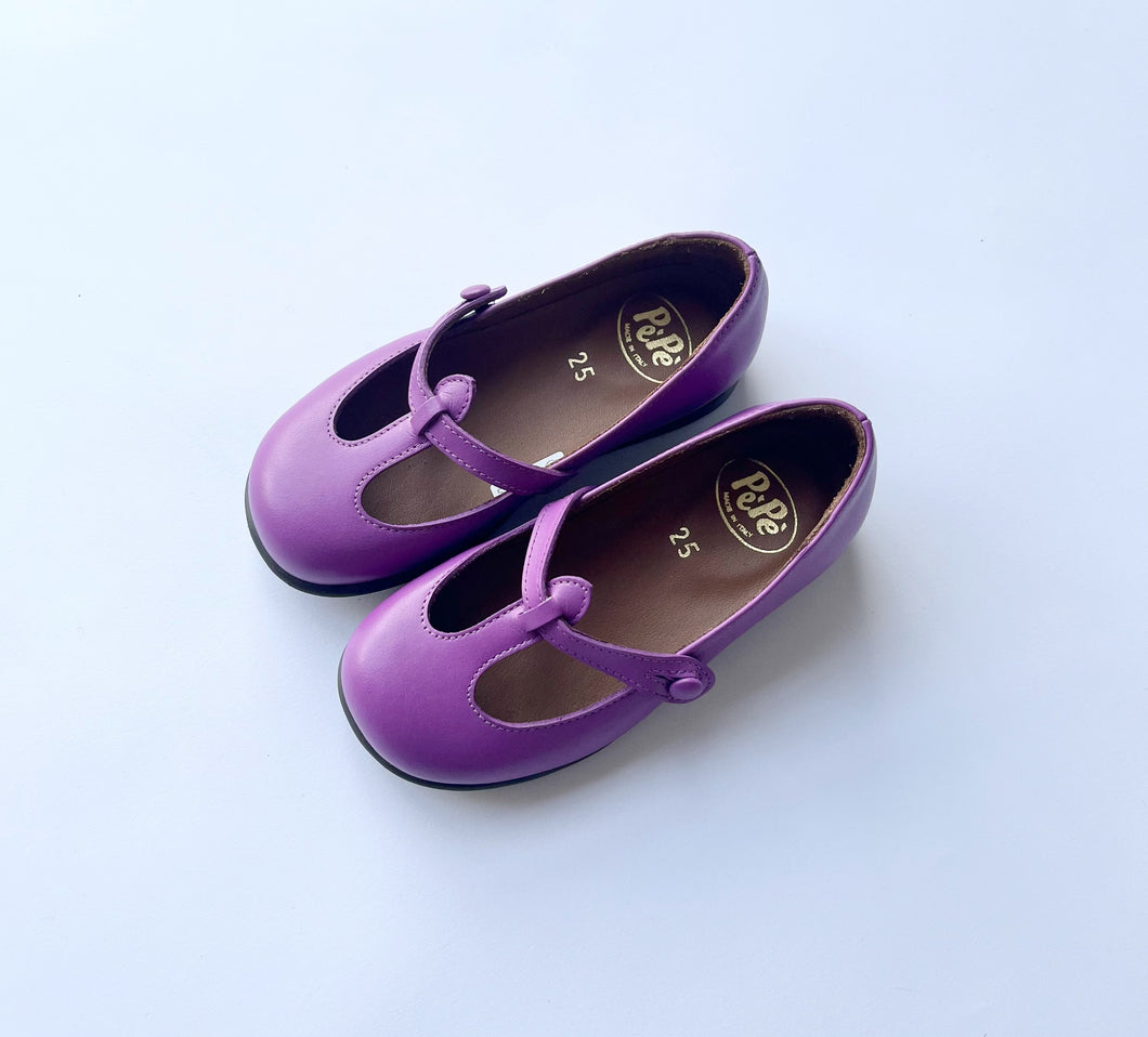 Pèpè Lulu T-bar Ballerina - Heritage Mauve - 23, 24, 25, 26, 27, 28, 29