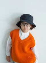 Load image into Gallery viewer, East End Highlanders Oversized Knit Vest - Orange - 100cm, 110cm, 120cm