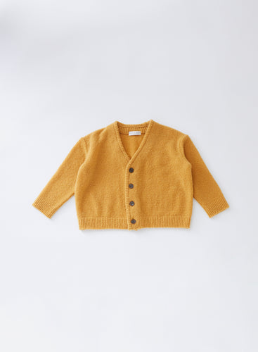 East End Highlanders Cardigan - Mustard - 100cm, 110cm