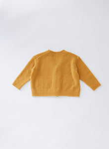 East End Highlanders Cardigan - Mustard - 100cm, 110cm