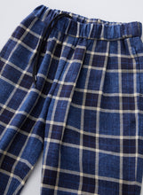 Load image into Gallery viewer, East End Highlanders Lounge Pants - Blue x White - 100cm Last Ones