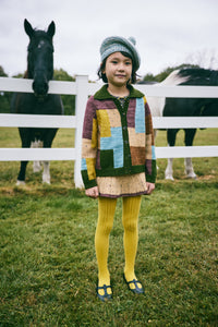 Misha & Puff Topo Motley Cardigan - Leaf - 5Y, 8Y