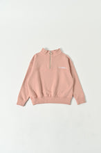 Load image into Gallery viewer, East End Highlander Half Zip Sweat - Salmon Pink - 110cm Last One