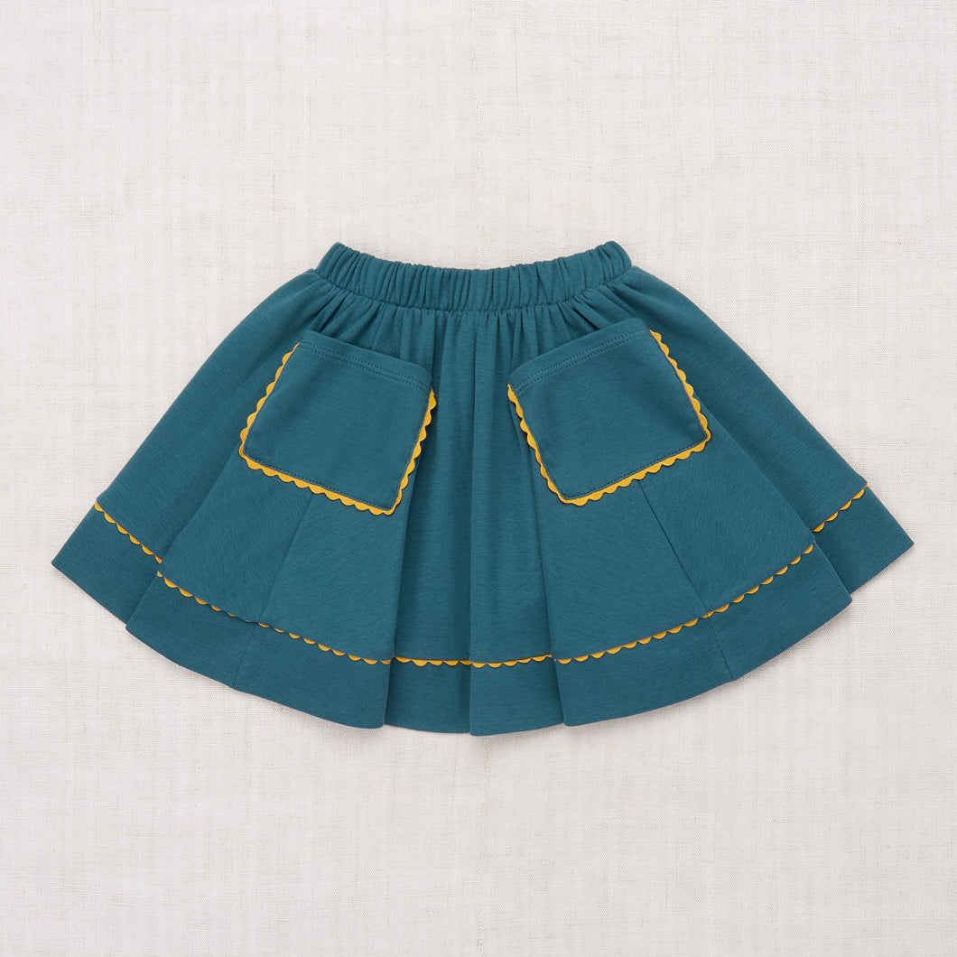 Misha & Puff Rickrack Circle Skirt - Atlantic - 4Y Last One