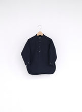 Load image into Gallery viewer, East End Highlanders Banded Collar Shirt - Navy - 110cm, 120cm