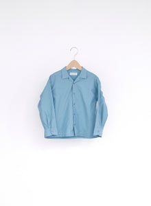 East End Highlanders Tusser Open Collar Shirt - Ice Blue - 100cm, 110cm, 120cm