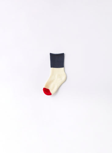 East End Highlanders Colour Pattern Socks - Navy/Red - 15/17cm Last One