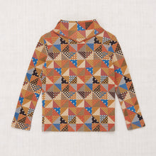 Load image into Gallery viewer, Misha &amp; Puff Scout Top - Cinnamon Patchwork - 5Y Last One