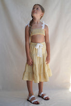 Load image into Gallery viewer, House of Paloma Sophia Skirt - Lemon Vichy - 3Y, 4Y, 5Y, 6Y