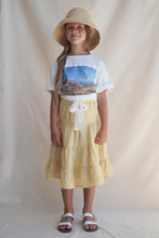 Load image into Gallery viewer, House of Paloma Sophia Skirt - Lemon Vichy - 3Y, 4Y, 5Y, 6Y