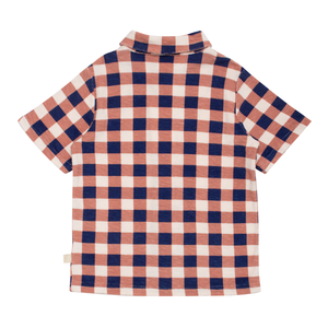 Wynken Beach Shirt - Brick/Navy - 2Y, 4Y, 6Y