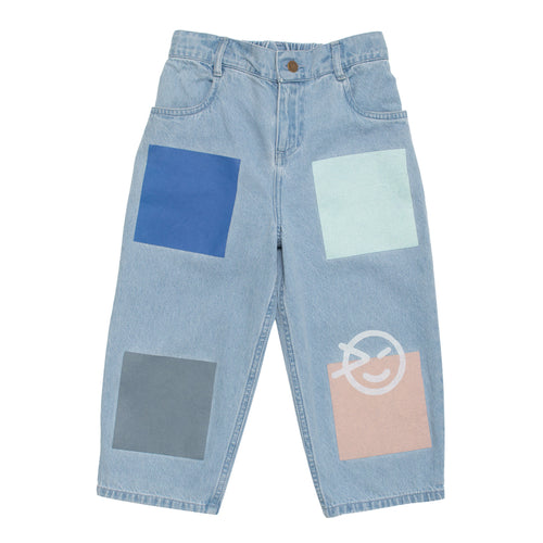 Wynken Tile Denim - Pastel Denim - 6Y Last One