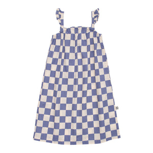 Wynken Cuore Dress - Dusk Blue - 2Y Last One