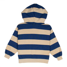 Load image into Gallery viewer, Wynken Amore Hoody - Sand/Cobalt Stripe - 3Y, 4Y, 6Y, 8Y