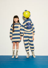 Load image into Gallery viewer, Wynken Amore Jersey Dress - Sand/Cobalt Stripe - 3Y, 4Y, 6Y, 8Y