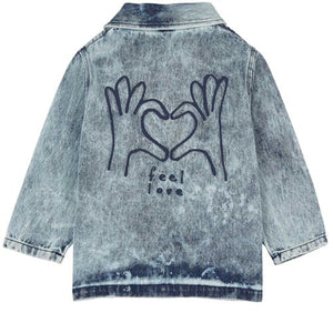 Wynken Feel Love Denim Jacket - 2Y, 4Y