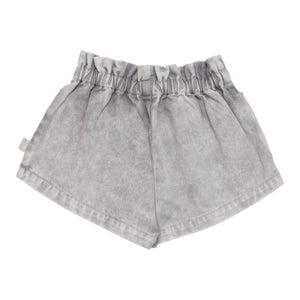 Wynken Tatto Short - Icy Grey Denim - 2Y, 4Y