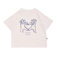 Load image into Gallery viewer, Wynken Feel Love Tee - Chalk - 4Y Last One
