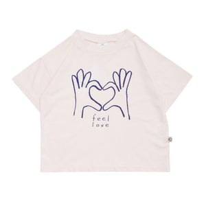 Wynken Feel Love Tee - Chalk - 4Y Last One