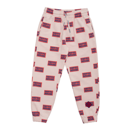 Wynken Tatto Track Pant - Pepple Pink/Blue - 2Y, 4Y, 6Y